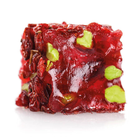 Antep Fıstıklı Zereş Üzümlü Kesme Lokum 500 gr