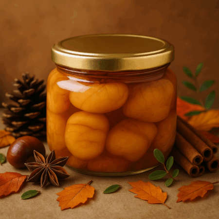 Kestane şekeri 500 gr Cam Kavanoz