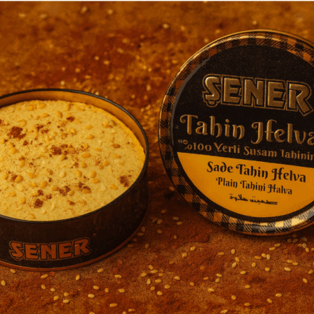 Sade Tahin Helvası %100 Yerli Tahin 500 gr Teneke Ambalaj