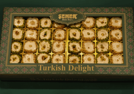 700 gr Antep Fıstıklı ve Fındıklı Hediyelik Lokum