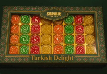 700 gr Meyveli Hindistan Cevizli Hediyelik Lokum