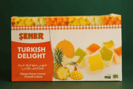 Mango-Kavun-Ananas Aromalı Lokum 350 gr