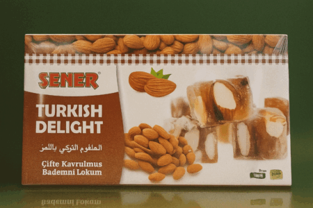 Çifte Kavrulmuş Bademli Lokum 350 gr