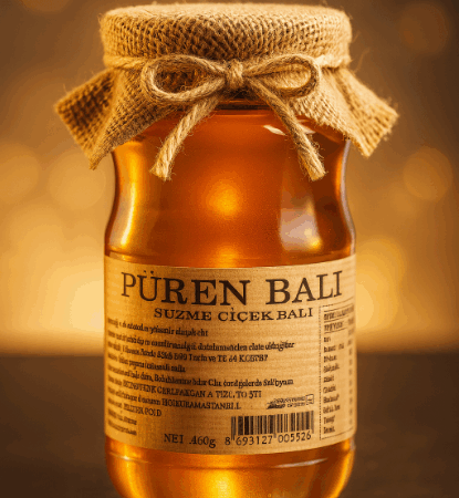 Püren balı 450 gr süzme 