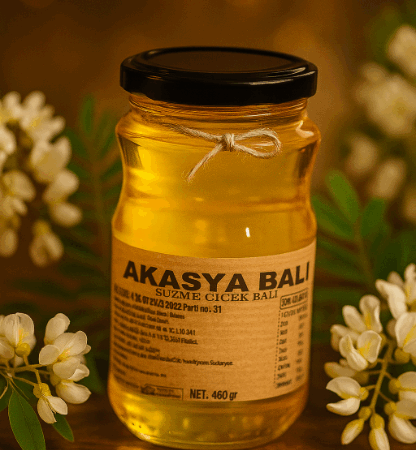 Akasya balı 450 gr süzme 