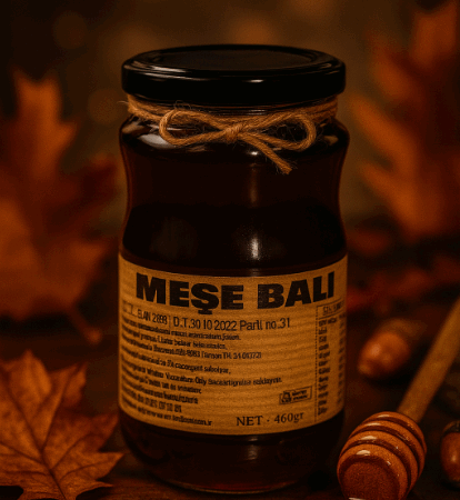 Meşe balı 450 gr süzme 
