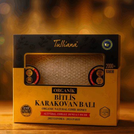 Organik Sertifikalı Polifloralı Karakovan Petek Balı 1000 gr