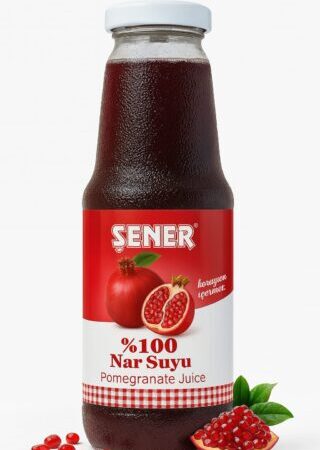 %100 Nar Suyu Cam Şişe Meyve Suyu 1 lt