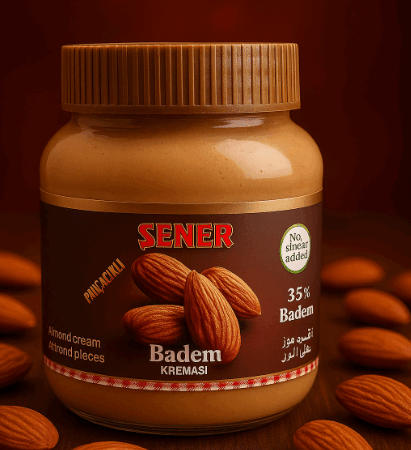 Parçacıklı Badem Kreması %35 Badem 330 gr