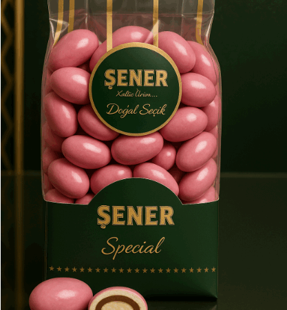 Pembe Badem Draje 250 Gr