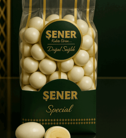 Beyaz Çikolatalı Fındık Draje 250 gr